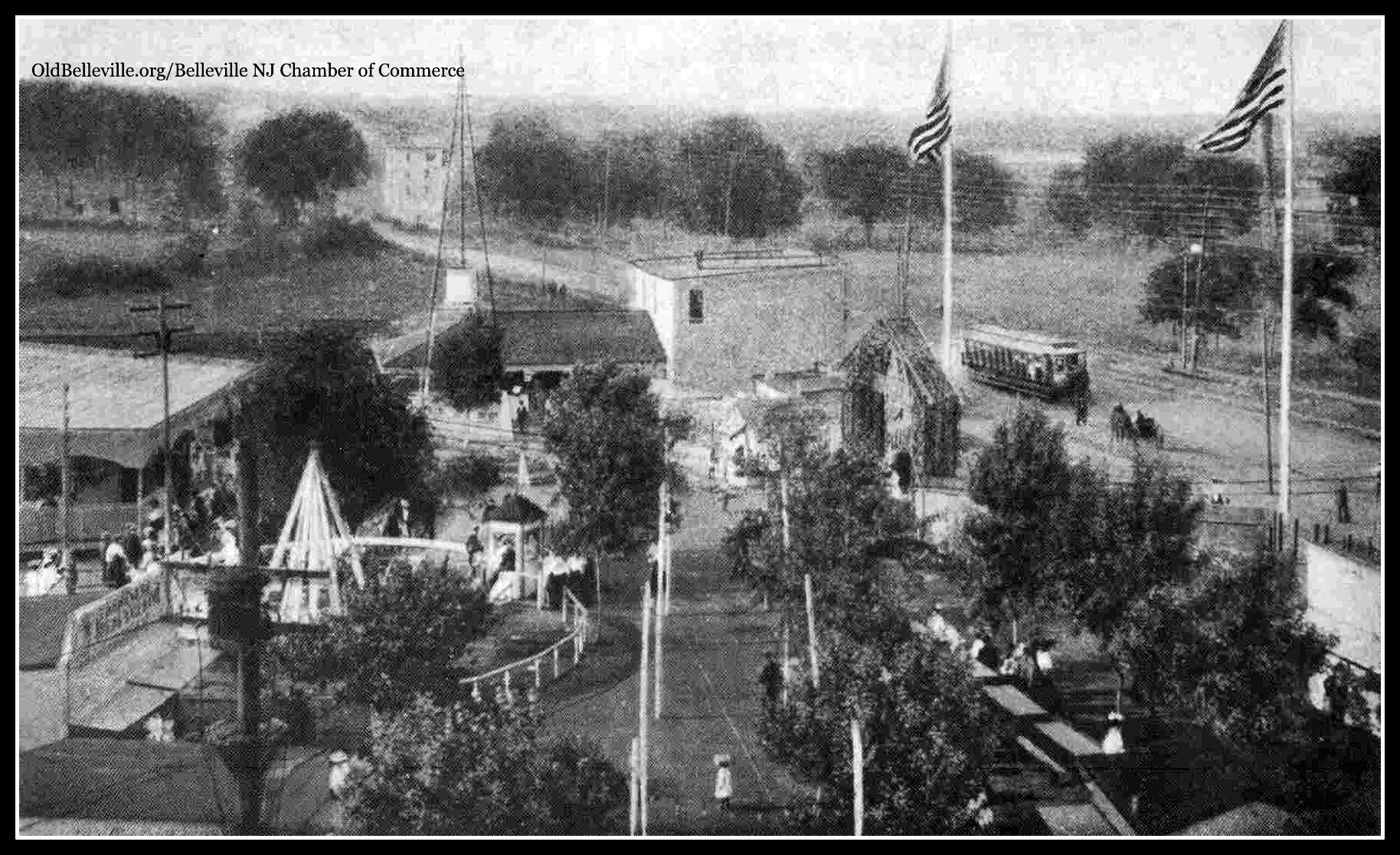 Hillside Pleasure Park, Bellevillle NJ, circa 1902