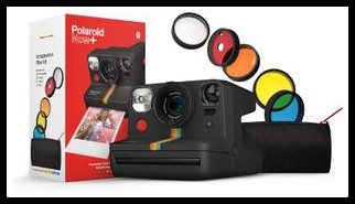Polaroid Now+ Black Instant Film Camera