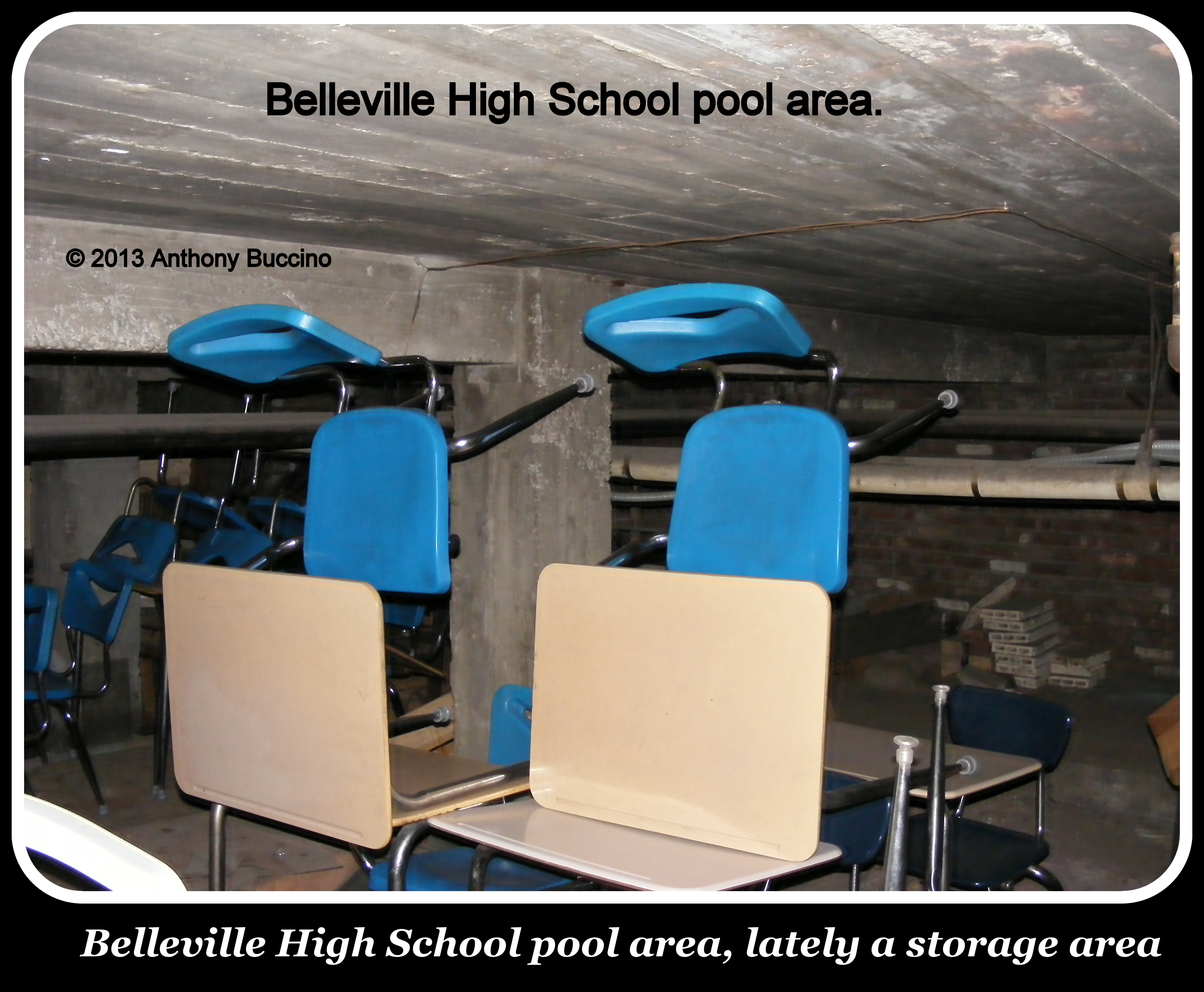 Former swimming pool at Belleville High School, Washinton Ave, Belleville NJ